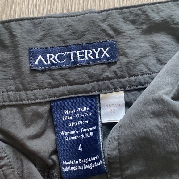 Arc'teryx Women's Gray Track Pants - Picture 3 of 5